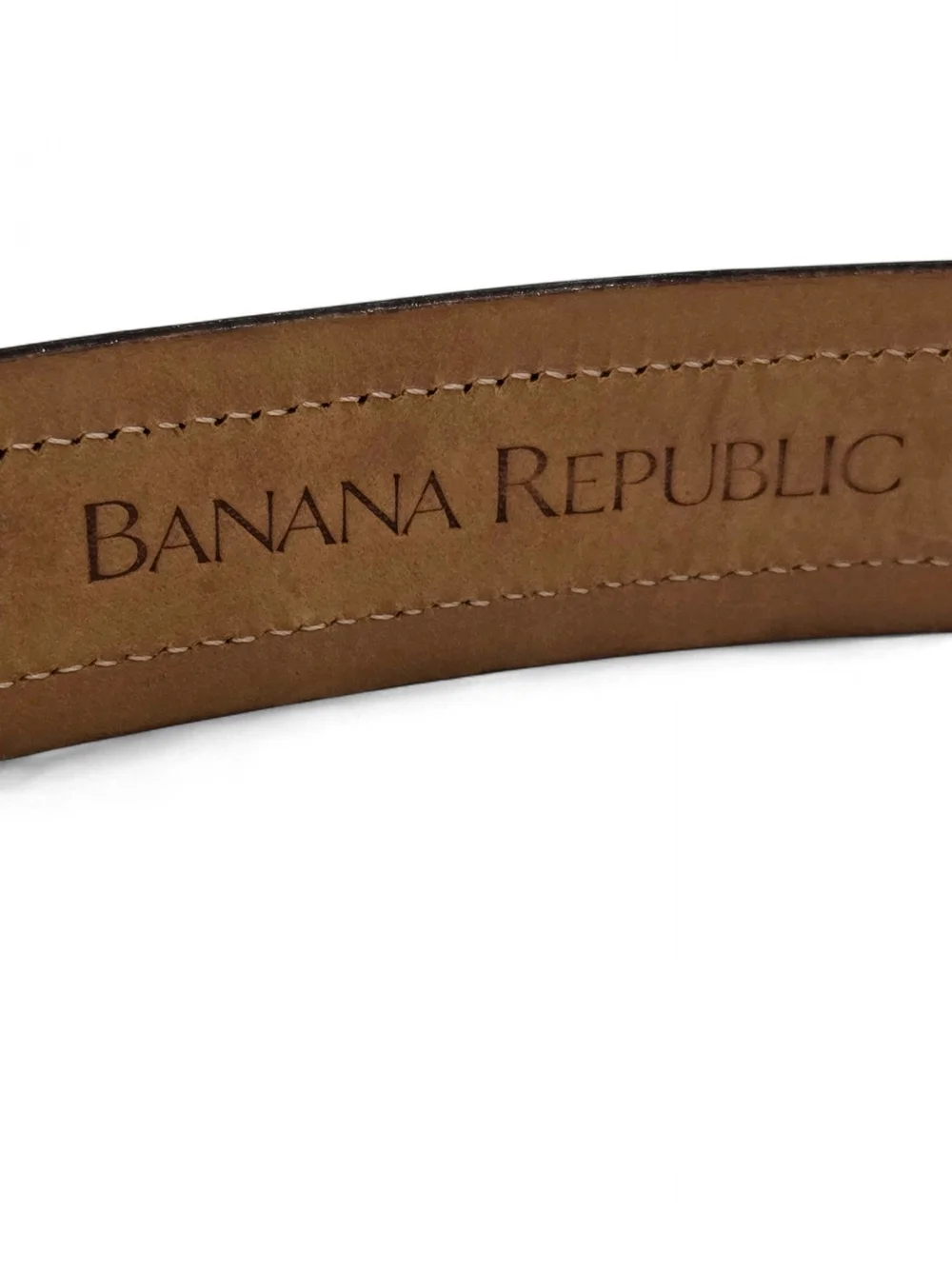 Banana Republic Black Genuine Leather Skinny Belt - Made in Italy - XS
